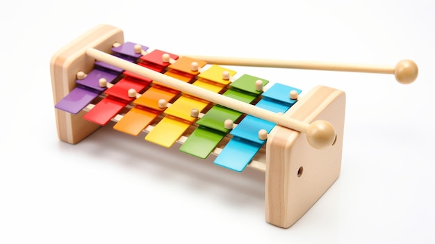 Colorful Wooden Xylophone Toy