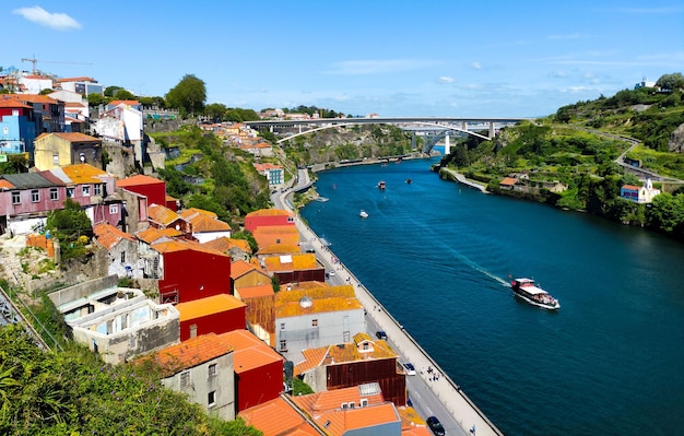 Colorfull houses and a River