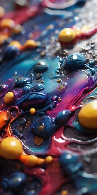 colorfull liquid background