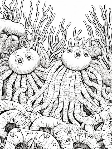 Photo coloring page for kids