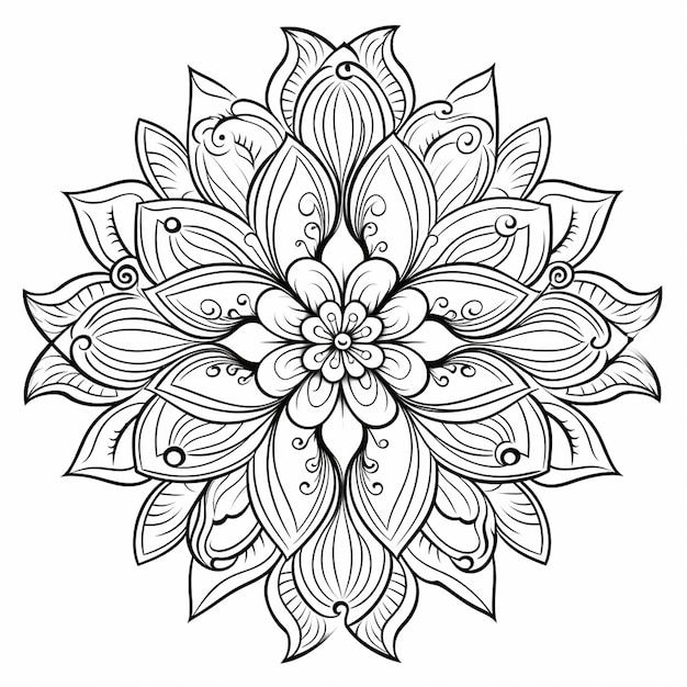 Photo coloring pages of mandalinas