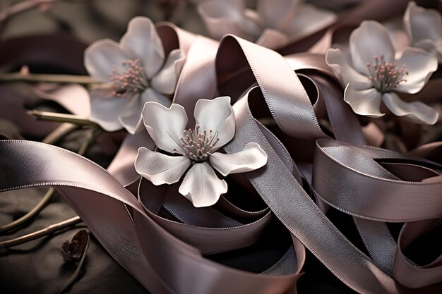 Colorless spring ribbon pack