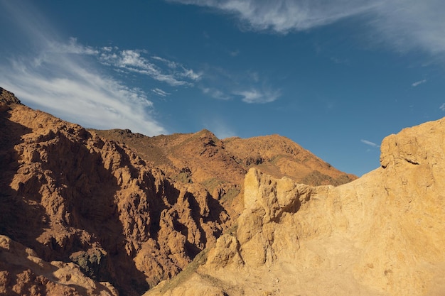 Coloured Canyon in Dahab on South Sinai Egypt peninsula Desert rocks of multicolored sandstone backgroundx9