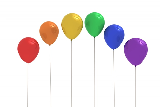 Colourful balloons