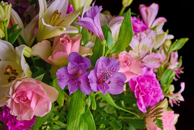 Colourful bouquet of flowers A bouquet of appreciation