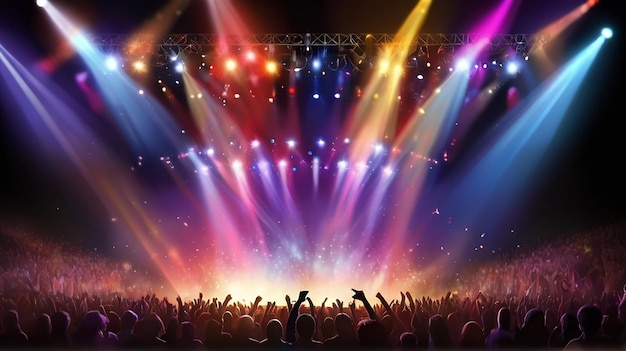 colourful concert image