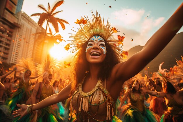 Colourful impressions of the carnival in Rio de Janeiro