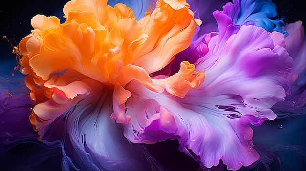 colourful painting High definition photography creative background wallpaper