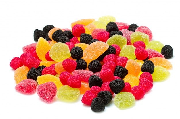 Colourful sweets