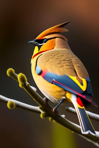 Colourfull Bird Ai Generate