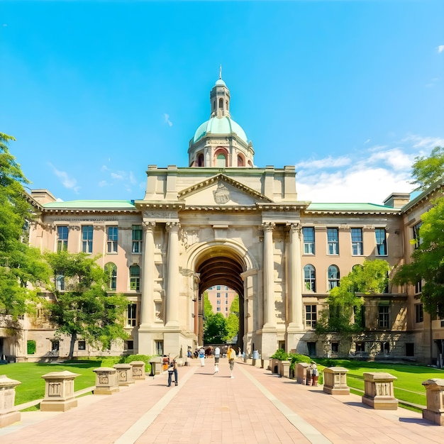 Photo columbia university campus photo