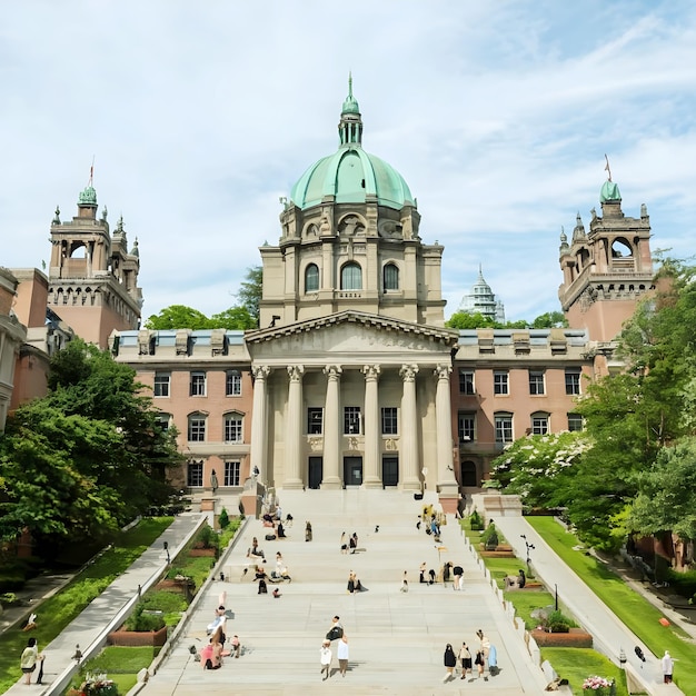 Photo columbia university campus photo