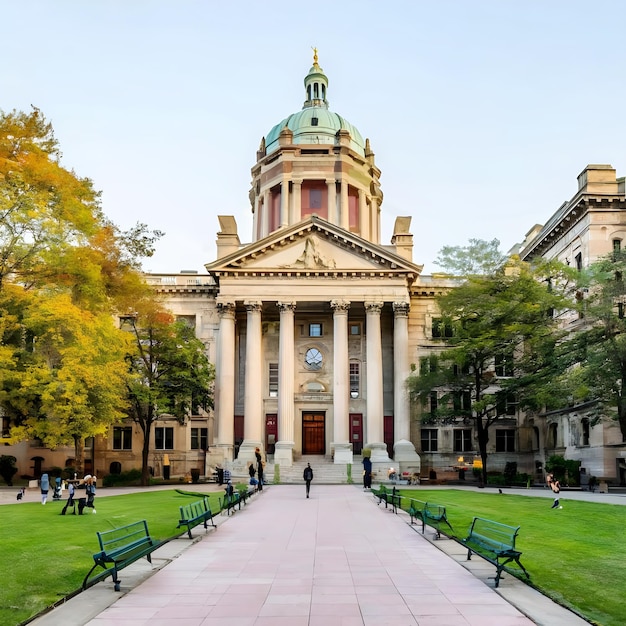 Photo columbia university campus photo