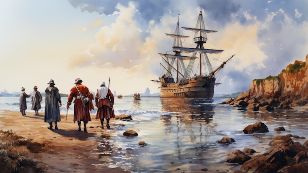 Columbus Day Celebrate the anniversary of Christopher Columbus's arrival in America October 14 Generative AI