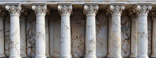 Column pillar Greek 3D Roman stone background white ancient Greece Greek marble pillar column building architecture podium pedestal isolated art antique sculpture classic old academy Rome museum