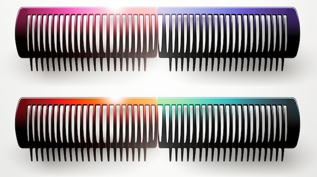 Comb Icon on White Background