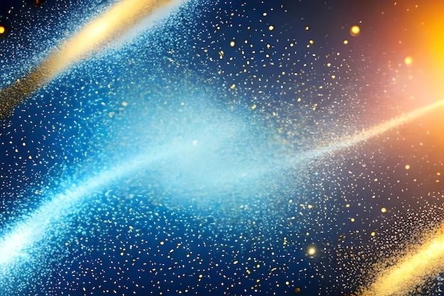 A comet with a blue background and the words comet.