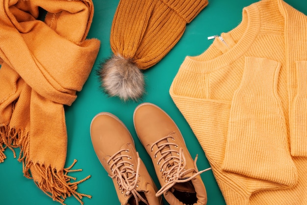 Comfortable autumn, winter clothes shopping