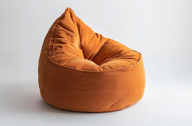 Photo comfortable bean bag chair with soft fabric