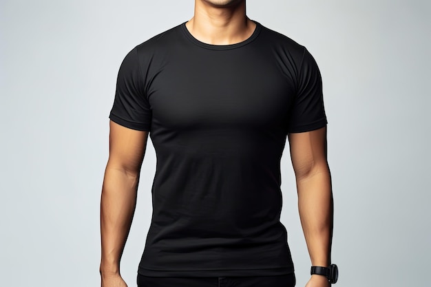 Comfortable Black TShirt Soft Fabric and Relaxed Fit for AllDay Comfort