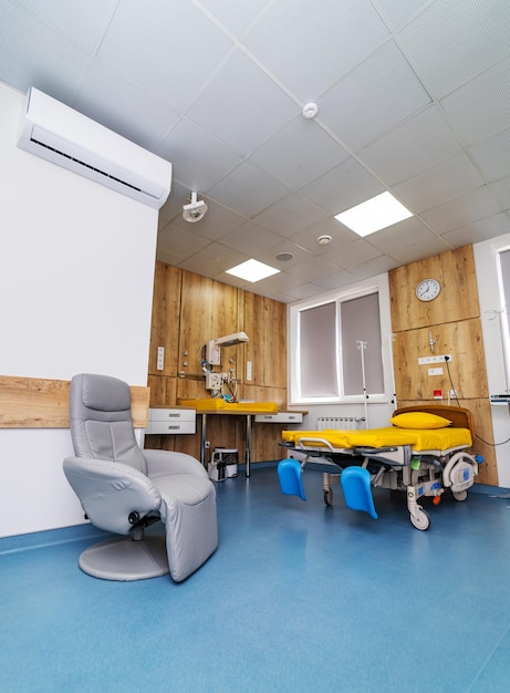 Comfortable new medical ward Hospital modern recovery room