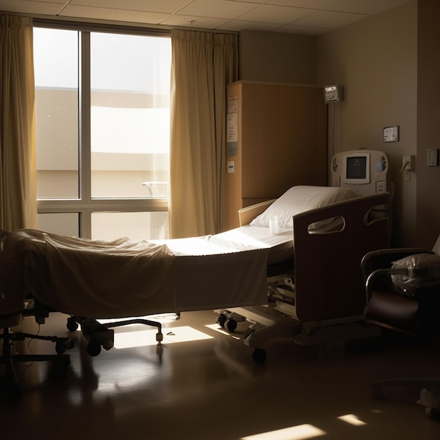 Comfortable Patient Rooms with Natural Lighting