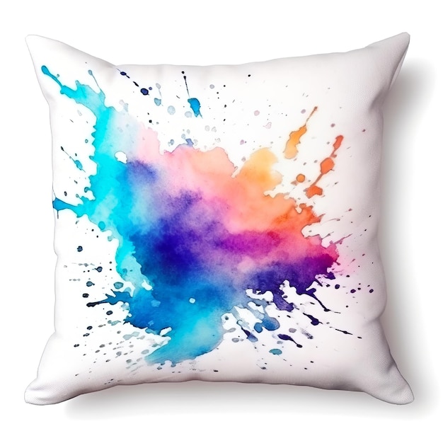 Comfortable Pillow Bedroom Object Square Illustration