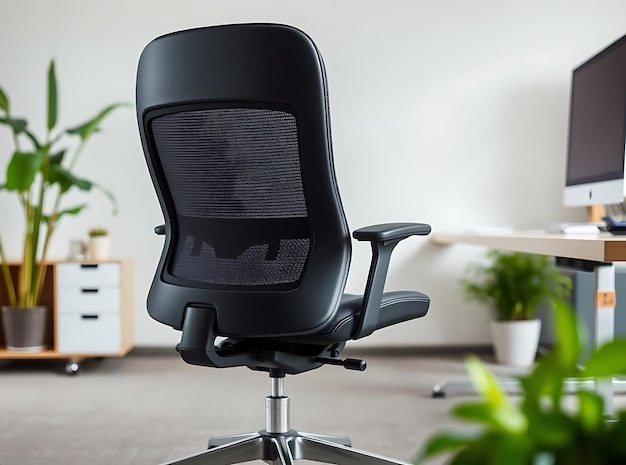 ComfortEase Chair with Background of Soft Neutral Office Tones