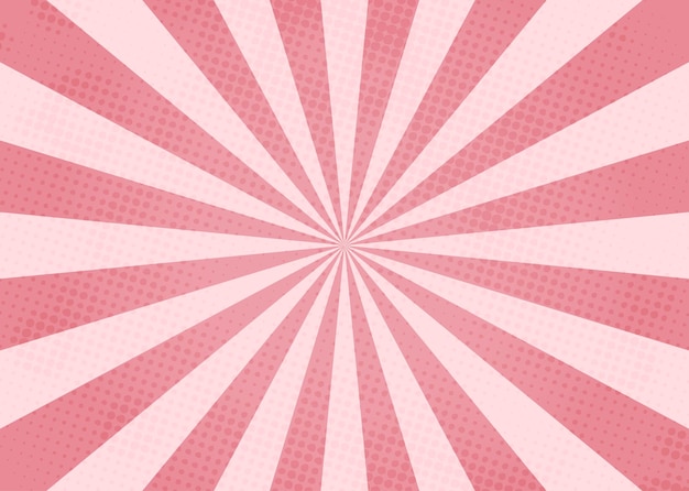 comic pink background.