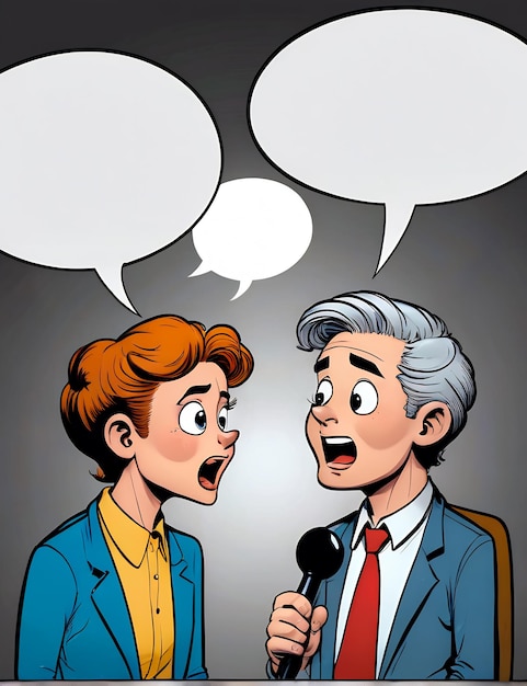 Photo comic speech bubbles speech bubbles with dialog