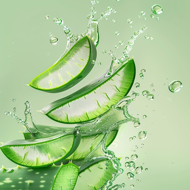 Commercial ad banner of Aloe Vera Gel