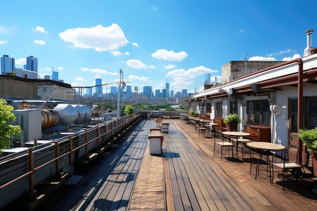 commercial building rooftop professional advertising photography