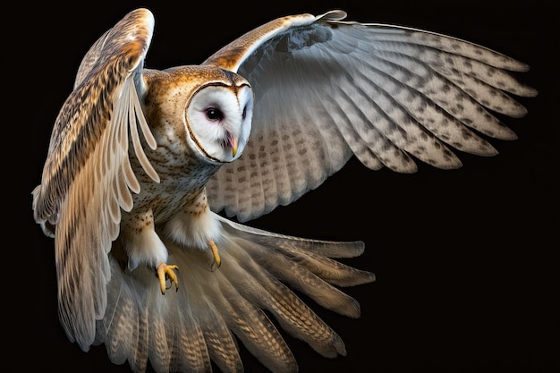 The Common Barn Owl is a Common Barn Owl Tyto alba