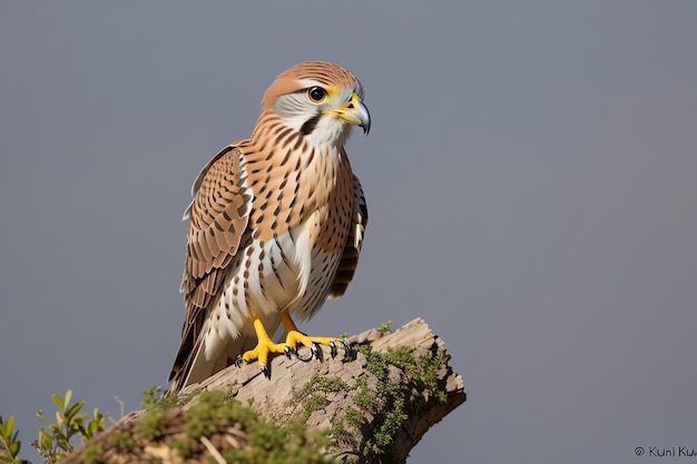 Common Kestrel Falco Tinnunculus Little Bird of Prey