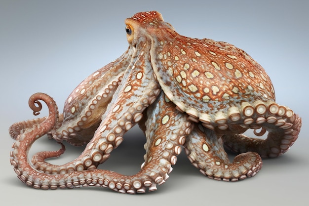 Common octopus abstract background animals marine life