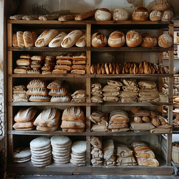 A commonplace French baked good kitchen stacked up with the scent of recently pre arranged bread