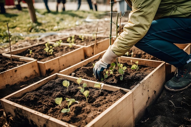 Community Garden and Environmental Conservation Promoting Habitat Restoration and Community Engage