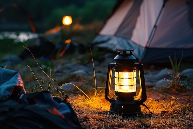 Compact Rechargeable Lantern for Camping