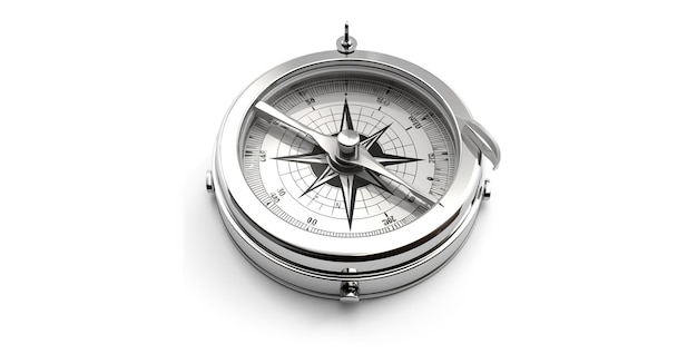 compass isolated on white