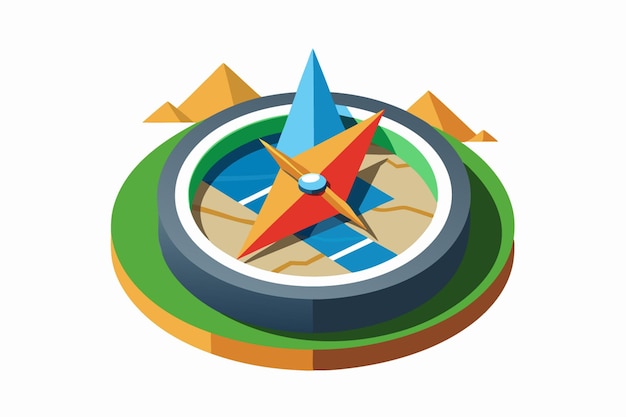 Photo compass vector