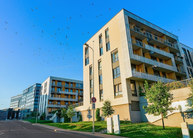 Complex of new residential houses