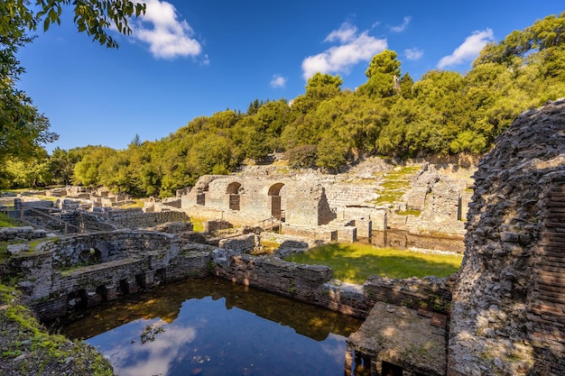 Complex the sanctuary of asclepius in butrint