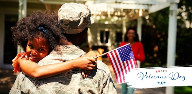 Composite image of veterans day