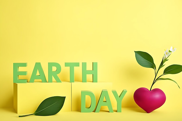 Composition on the theme of earth day