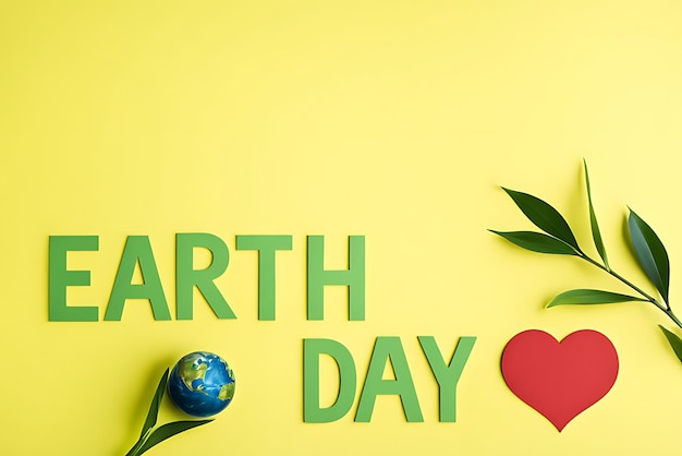 Composition on the theme of earth day