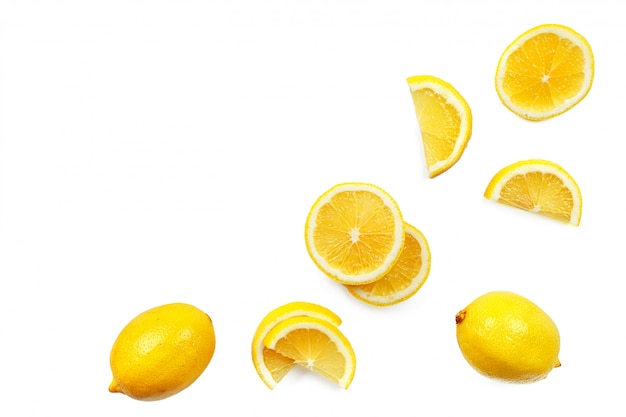 Composition with lemons isolated