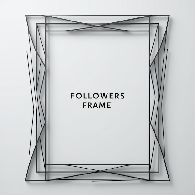 Photo comprehensive collection of stylish followers border designs