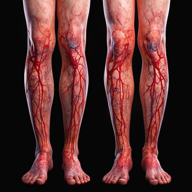 Photo comprehensive picture guide to blood clots in the leg