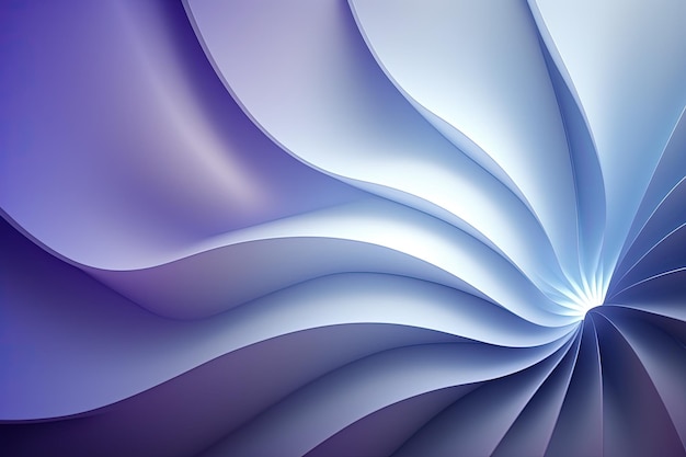 A computer generated image of a blue and white swirl generative AI