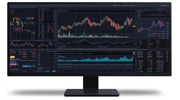 a computer monitor with a graph of graphitizing